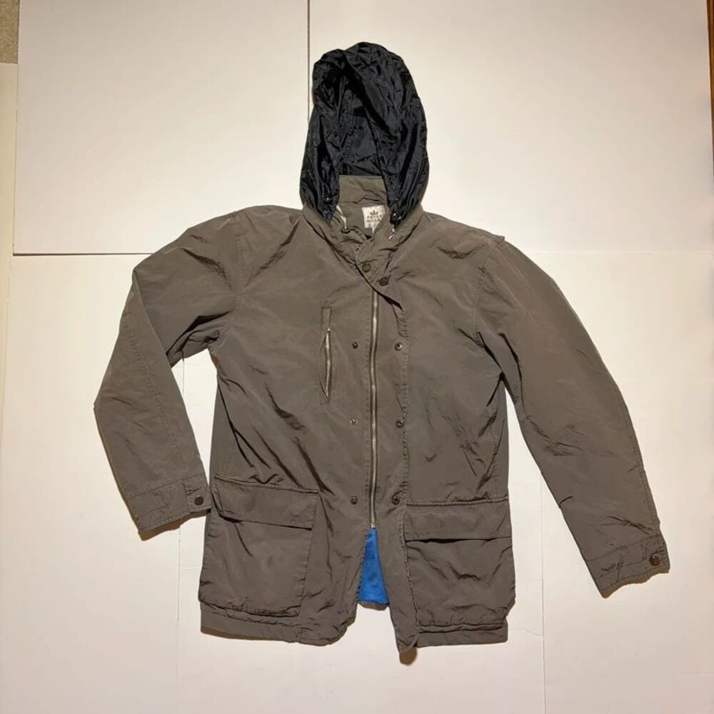 Peter Millar Gray Field Zip Up windbreaker Jacket
